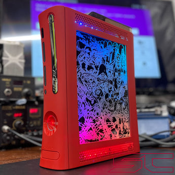 Custom Xbox 360 (Red) Resident Evil Jasper RGH3 - LEDs of Your Choice! - Sharky's Customs LLC