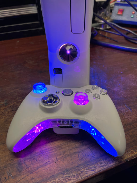 Custom Modded 5 Mode Xbox 360 Controller with LEDS