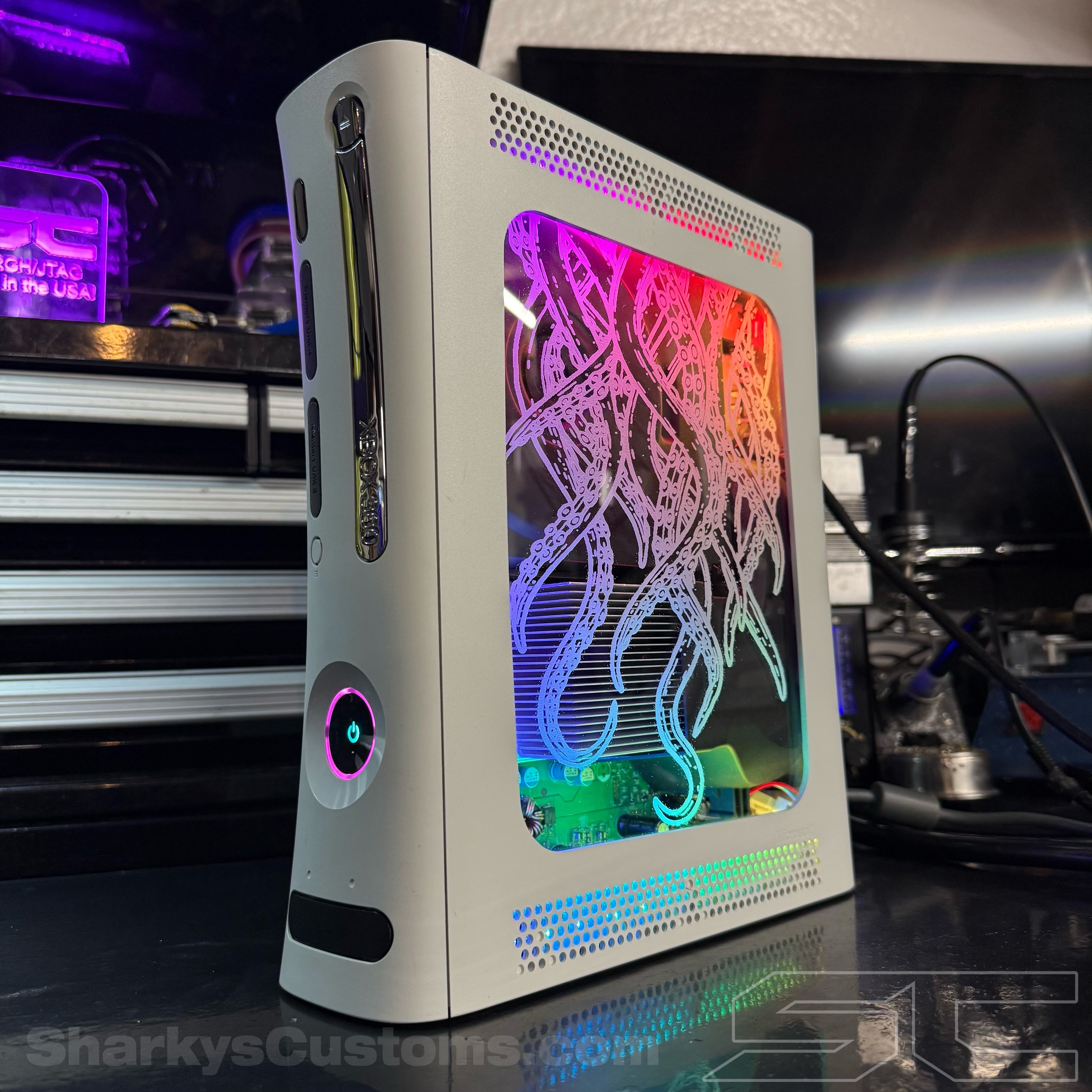 XBOX360S+ハンドル　ハワイレンタカー　シュミレーター Custom Jasper RGH3 