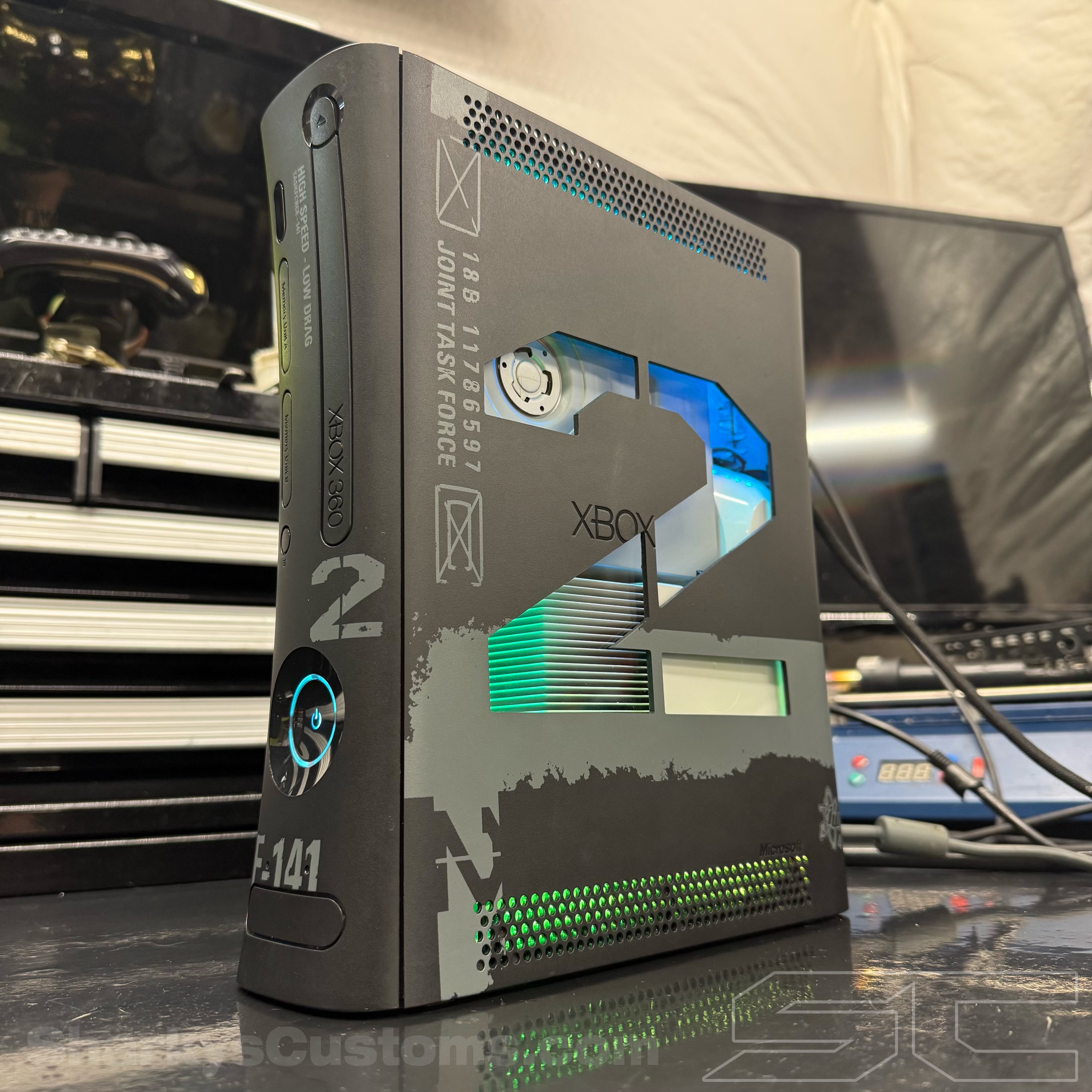 360 Rgh3 Custom Xbox 360 Modern Warfare 2 RGH3 Jasper Limited Edition Console w ...