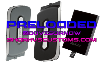 HDD / Hard Drive for RGH/JTAG ONLY (ONLINE READY) PHAT OR SLIM - Sharky's Customs LLC