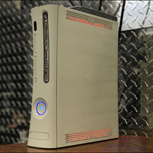 Custom Falcon RGH1.2 w/250GB HDD, Red and Blue LED's and 5 Mod Menus! - Sharky's Customs LLC